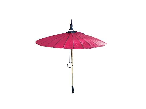 istock Antique dark red mulberry paper umbrella 2233562071