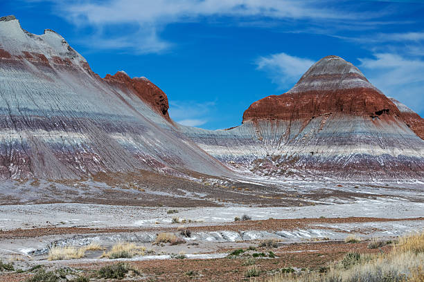 istock Colourful layered hills at Petrified Forest national park 2233568579