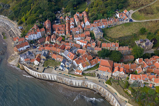 istock Robin Hood's Bay from the Air 2233574761