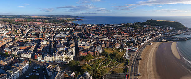 istock Scarborough townscape aerial panorama. 2233575930