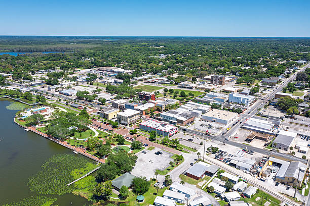 istock Eustis, Florida Downtown Aerial 2233578196