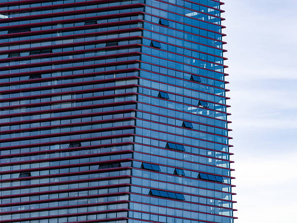 Beautiful detail of a curtainwall