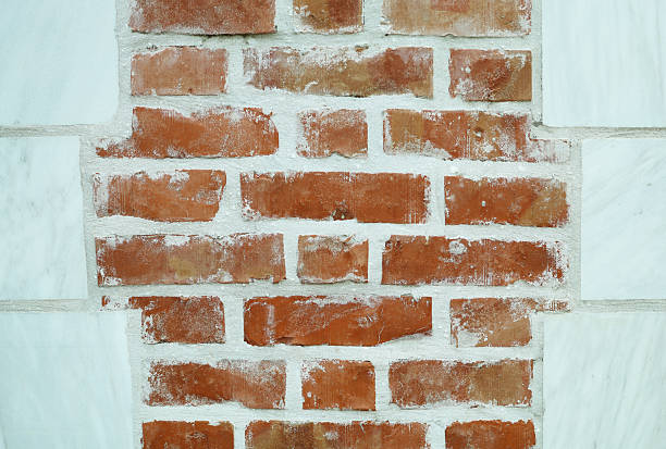 istock Building facade wall made of bricks vintage exterior background 2233592895