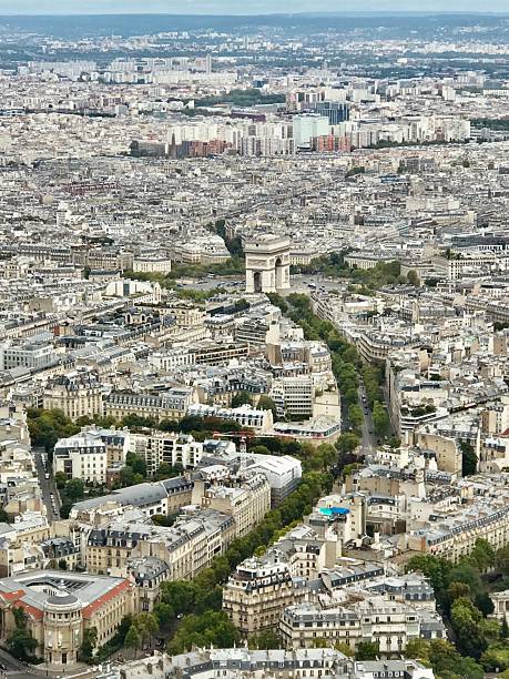 istock Arc de Triomphe Majesty from Above, Paris, France 2233597739