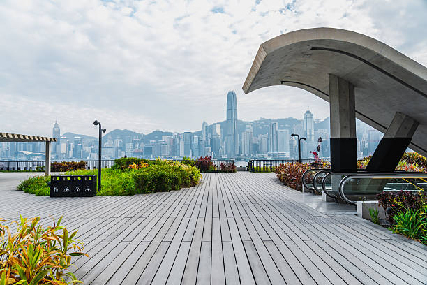 istock Platform and Hong Kong Harbour, Hong Kong 2233603507