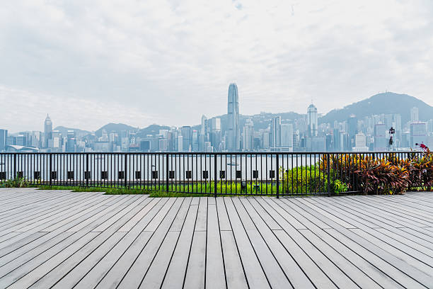 istock Platform and Hong Kong Harbour, Hong Kong 2233603534