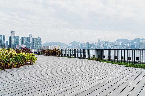 istock Platform and Hong Kong Harbour, Hong Kong 2233603645