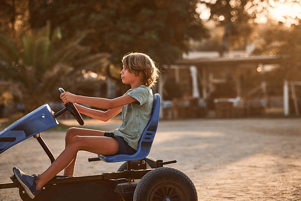 istock Enjoyable drive during sunset on the beach 2233621386