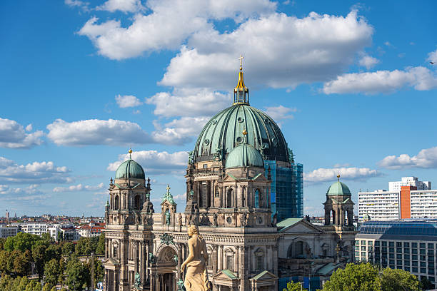 istock The Berlin Cathedral stands majestic with its green dome. 2233623344