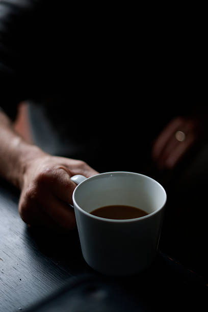 istock Steaming coffee in ceramic cup - cozy still life with warm atmosphere 2233623777