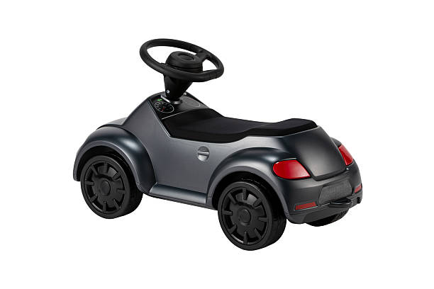 Car with opened trunk and door， 3d render