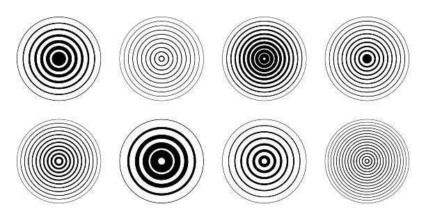 Set of circles for design.