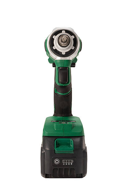 istock Cordless green power drill isolated on a white background 2233632669