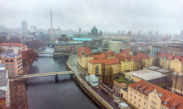 istock DRONE VIEW ON  Berlin , Spree river, Cathedral annnd Museum Island 2233636277