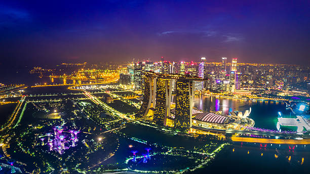 istock Singapore panoramic aerial skyline and cityscape view 2233636891