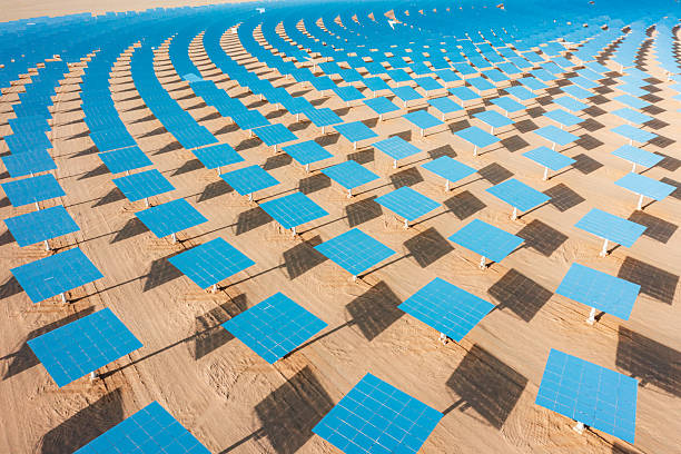 istock Concentrating solar power generation facilities in the desert 2233648608