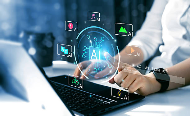 istock AI assistant to help work,providing smart support, instant answers, task automation, and personalized guidance, making technology more accessible.AI technology is future.Content Generator AI. 2233649467