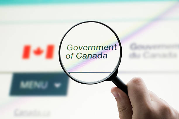 istock Focusing on the Government of Canada website 2233652708