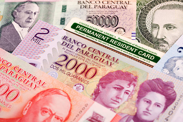 istock American Permanent Resident Card on Paraguayan guarani 2233656264