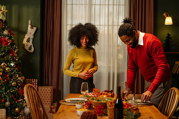 istock Young Adults Celebrating Festive Holiday Dinner 2233658085