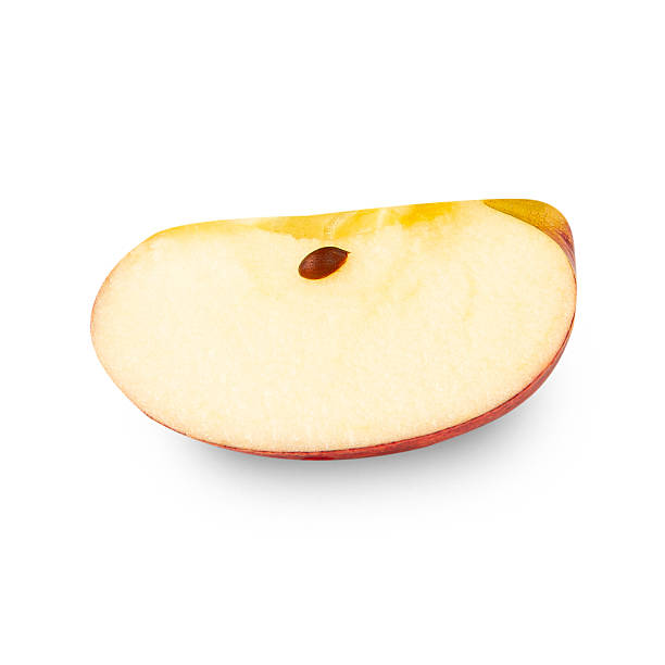 istock Red Apple slices isolated on white background with clipping path, full depth of field 2233661045