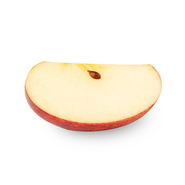 istock Red Apple slices isolated on white background with clipping path, full depth of field 2233661054
