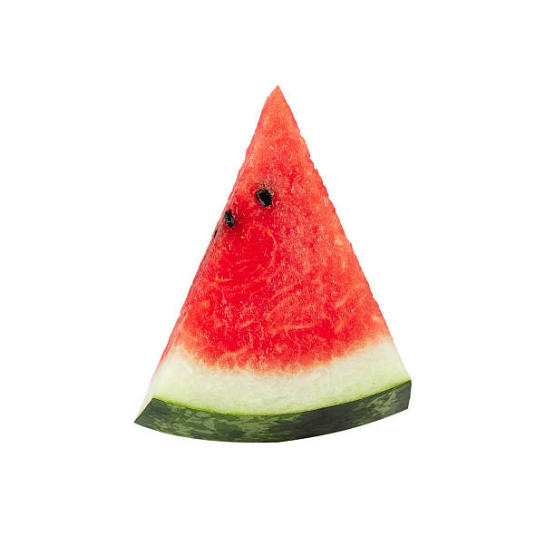 istock Watermelon slice isolated on white background with clipping path, full depth of field 2233661406