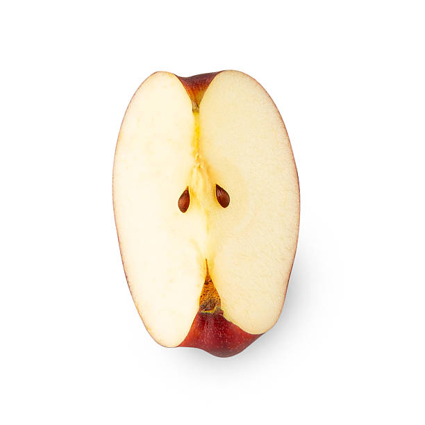 istock Red Apple slices isolated on white background with clipping path, full depth of field 2233661522