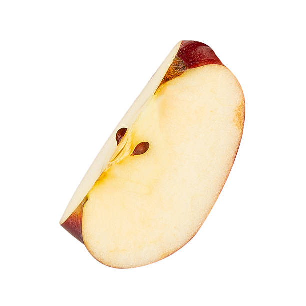 istock Red Apple slices isolated on white background with clipping path, full depth of field 2233661528
