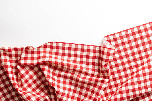 istock Red and White Checkered Tablecloth for Dining and Decoration Use 2233662819