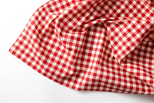istock Red and White Checkered Fabric Texture for Tablecloth or Decoration 2233662931