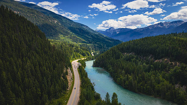 istock Road Trip Along Mountain River in Canadian Rockies 2233667669