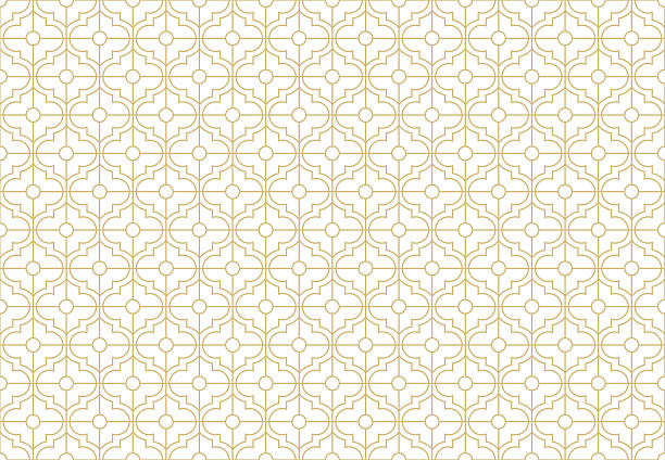 vintage ornate decorative arabic seamless pattern background. ai eps10