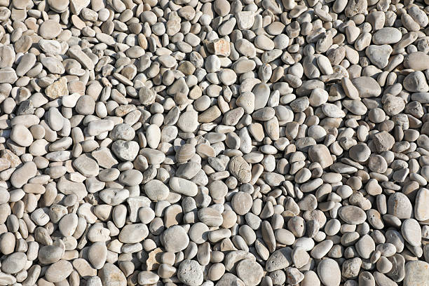 istock Beige and ivory pebbles spread across the shore, illuminated by sunlight, creating a soothing texture perfect for backgrounds, spa concepts, or seaside projects. 2233672914