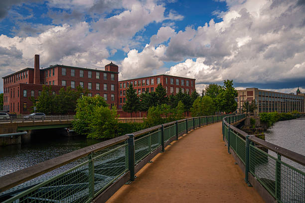 istock Lowell’s industrial historic district in Massachusetts 2233673921