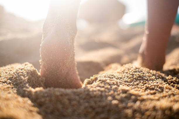 istock feet in the sand 2233675058