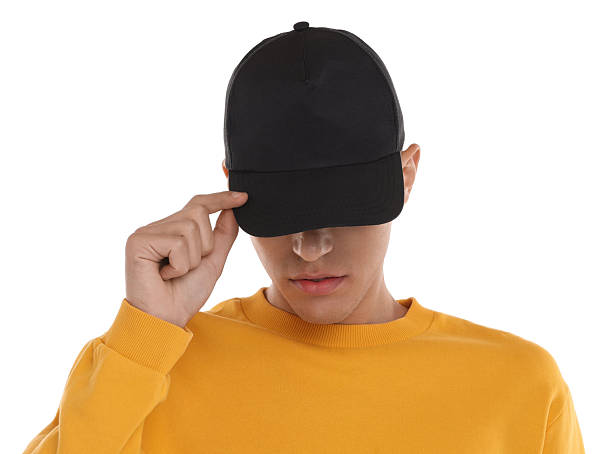 istock Man in stylish baseball cap on white background. Mockup for design 2233678231