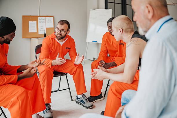 istock Prison education program promotes learning and personal growth among inmates in a collaborative environment 2233680085