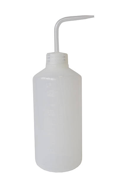 istock Plastic squeeze wash bottle laboratory equipment isolated on white 2233680088