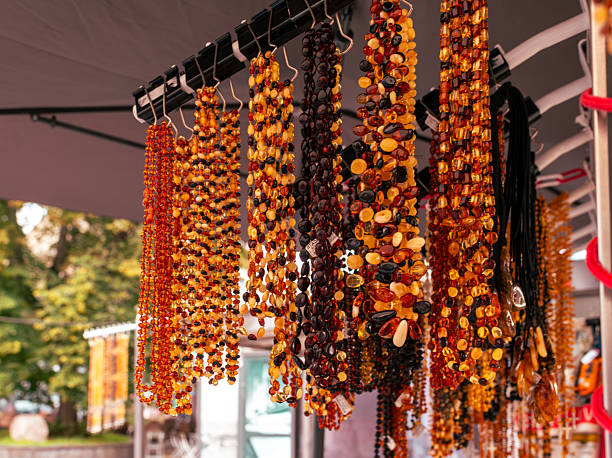 istock Amber jewelry display 2233680951