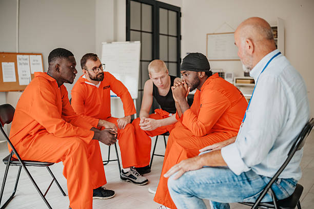 istock Education program fosters teamwork and determination among prisoners in a modern classroom setting 2233680997