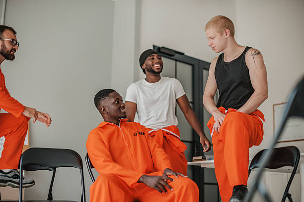 istock Educational program fosters teamwork and determination among incarcerated individuals in a modern classroom setting 2233681138