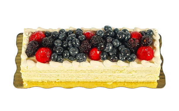 close up on tiramisu with fresh fruit