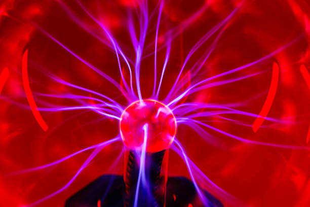3d illustration of colorful sparks exploding in science and technology concept