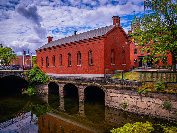 Lowell, MA's historic downtown centers on the Downtown Lowell Historic District and National Historical Park, preserving 19th-century mills, canals, and America's first industrial cityscape.