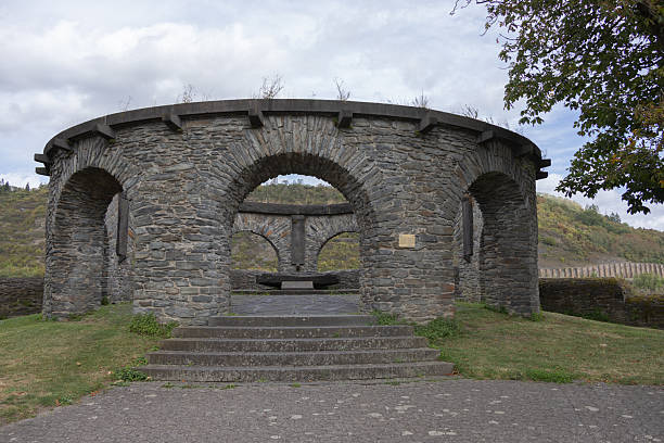 old middle ages ruins of a Customs tower in Andernach