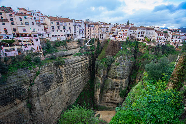 istock Aerial View of Ronda Cliffs and Gorge in Spain. 2233702073