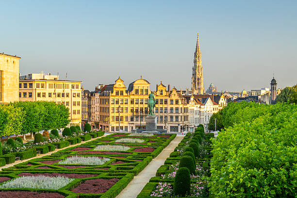 istock Empty Mont des Arts Early Morning. Brussels, Belgium 2233705217