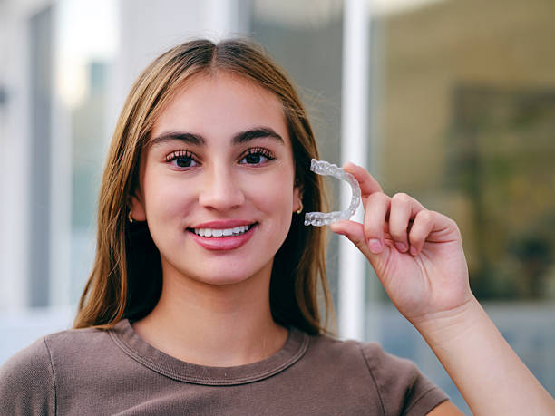 istock Teen with Invisible Teeth Aligner 2233714217