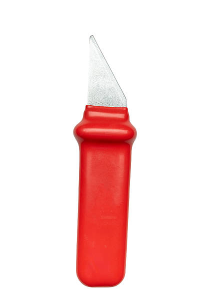 Red Handled Utility Knife - Precision Blade for Crafting and Cutting Tasks